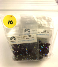 Swarovski Crystal 4mm 1,440 pcs Siam AB 5301 10 Baggies of 144pcs. 
