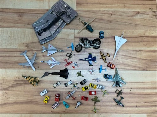 Assorted Vintage Micro Machines Cars & Planes Lot (Galoob, Matchbox, Concord)