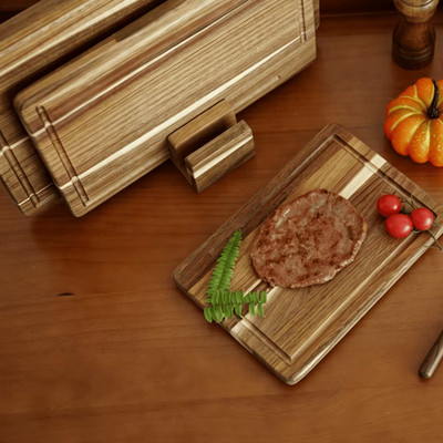 3-tlg. Schneidebrett-Set, Essential Küchenschneidebrett