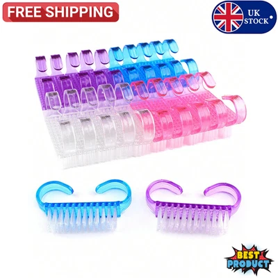 Nail Brush Mini Manicure Padicure Finger & Toe Nail Cleanin Salon Brush for Nail