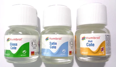 HUMBROL™ (249,64€/l) Klarlack glänzend matt satin 28 ml AC5401, AC5501, AC5601