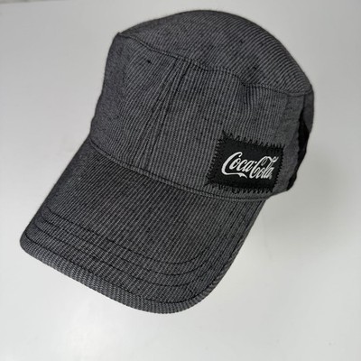 K-Products Coca-Cola Sample Cadet Cap Men's Adjustable Gray Fatigue Hat