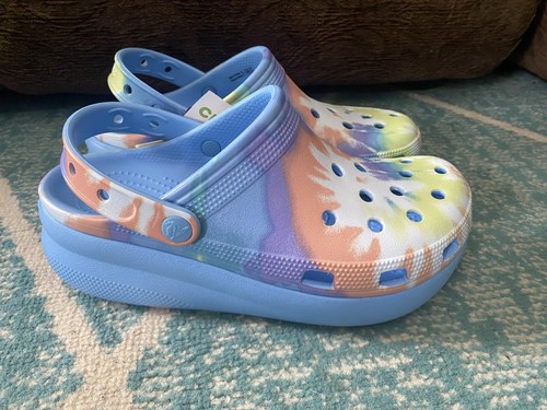Crocs Junior Unisex Classic Tie Dye Clog UK Size 4-5 (Eur 37-35) - Imagen 4 de 11