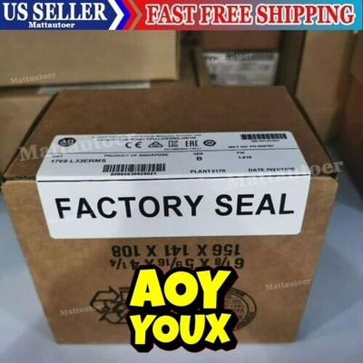 New Factory Sealed Allen Bradley 1769-L33ERMS / A GuardLogix Ethernet Controller