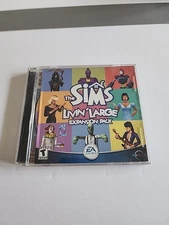 The Sims Livin' Large Expansion Pack CD Rom Game EA Games Maxis Simulated PC