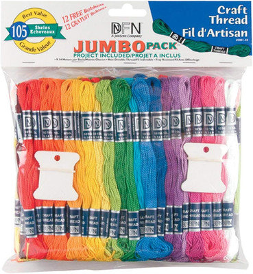 Craft Thread Value Pack, Multicolor (3001-38)