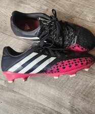 Adidas SIZE 6 Predator LZ2 Lethal Zones II 2 FG Soccer Cleats Football PINK