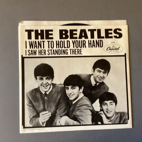 Beatles~I Want to Hold Your Hand/Saw Her Standing There 45~1984 Capitol 5112~New