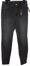 BUFFALO by David Bitton High-Rise Skinny BLACK Jeans Size: 31 NWOT $89