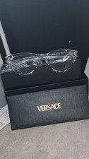 Versace Clear Plastic Full Rim Eyeglasses VE3364U 148 Unisex Designer Frames