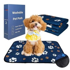Washable Dog Pee Pads, Waterproof Training Mat, Non-Slip Super Absorbent Whel...