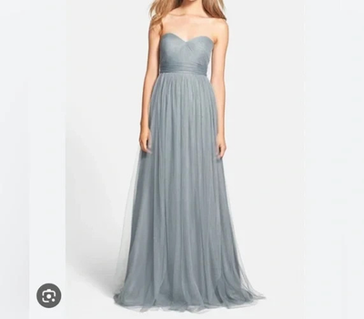 Jenny Yoo 12 Annabelle Convertible Mayan Blue Dress Wedding Special  Occasion | eBay