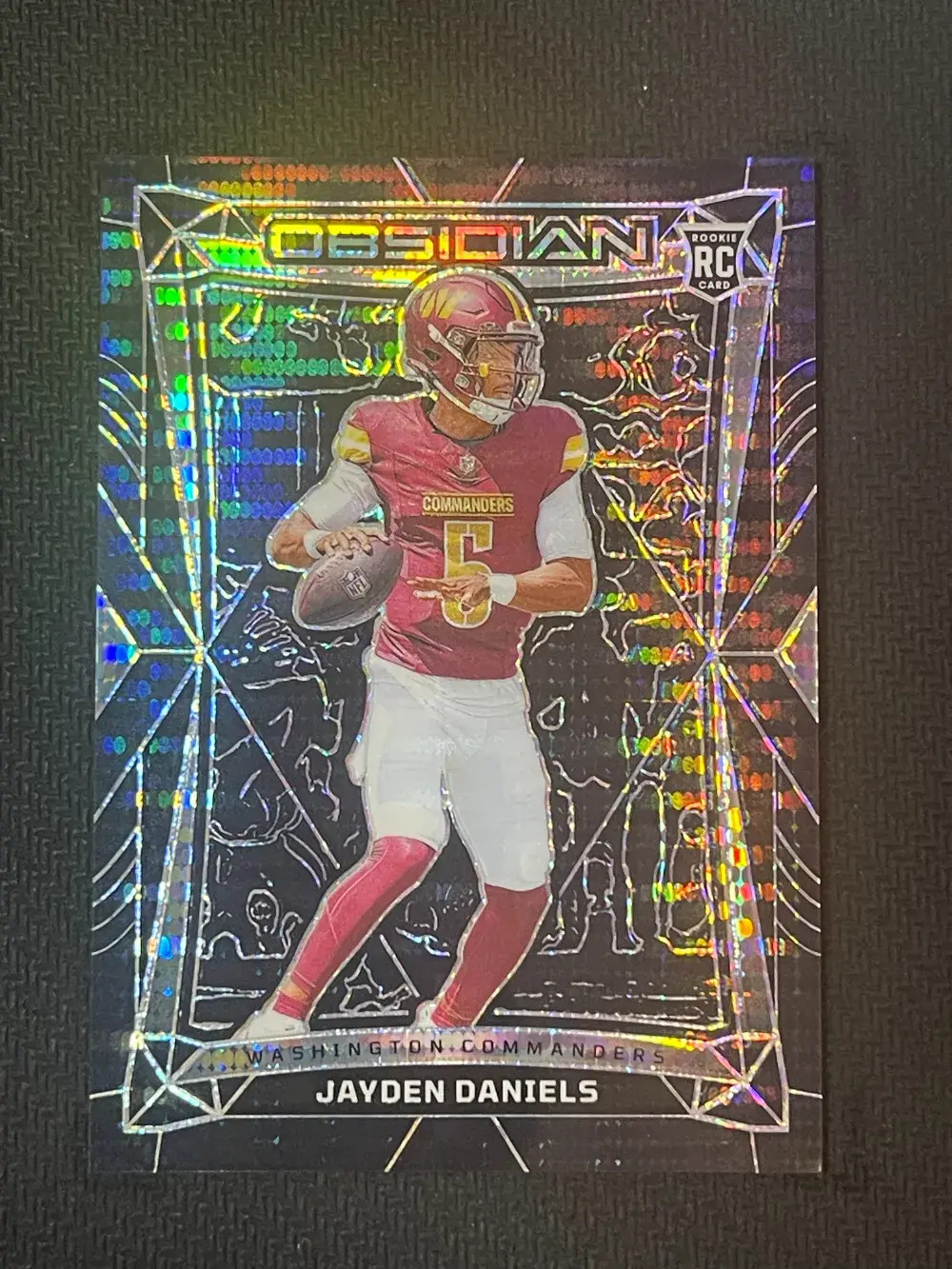 2024 Obsidian Jayden Daniels RC International Rookie #194 Commanders -(JP) YT92