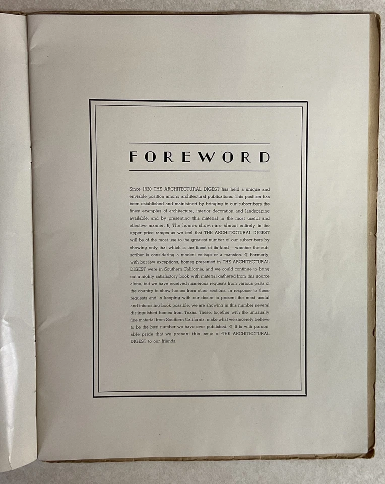 1941 The Architectural Digest Volume X Number 3-Style-Conscious Subscribers - Image 3 of 4