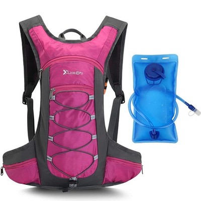 Kleiner Fahrradrucksack Trinkrucksack mit Trinkblase 2L Leicht Laufrucksack m...