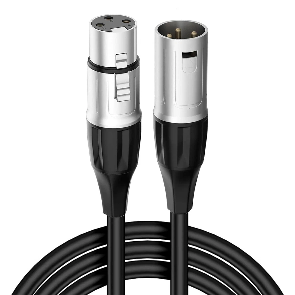 2 MR DJ CXMXF100 100' XLR Male to XLR Female Microphone Balanced Instrumental Dj - Image 3 of 4