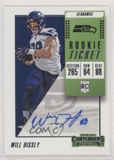 2018 Contenders Rookie Ticket/Rookie Ticket Variation Will Dissly #340 Auto vv1
