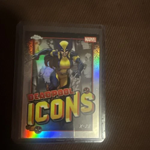 2025 Topps Chrome Deadpool Icons Wolverine X-23 #DI-5 Blaster Exclusive Insert