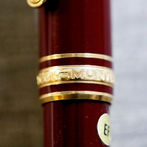 Montblanc Fountain Pen 144 Meister Bordeaux Burgundy - Picture 13 of 16
