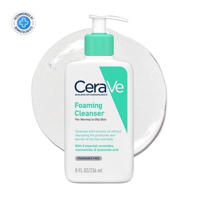 Cerave Foaming Facial Cleanser 236ml für normale bis fettige Haut