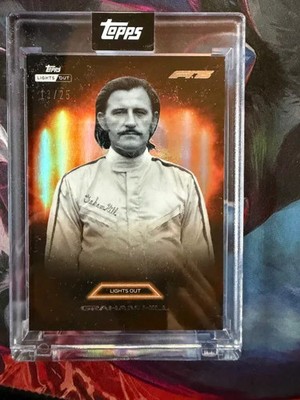 Topps F1 Lights Out 75th Anniversary 2025 Graham Hill 13/25 Lights Out Design!!