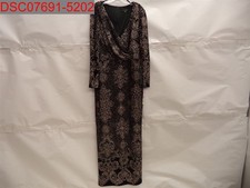 Blu Sage Women's Size 14 Black/Rose Gold Formal Dress 192096448191