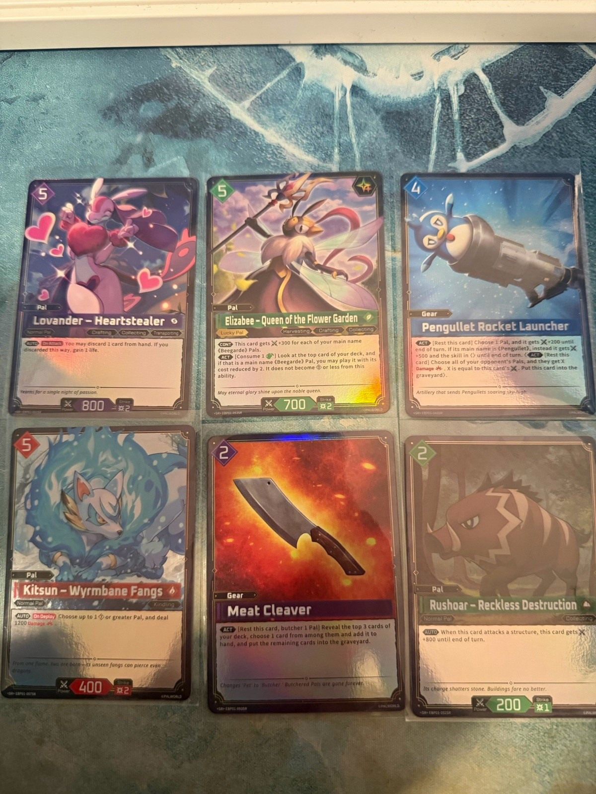 Palworld TCG || Lot of 6 SR Foils || NM