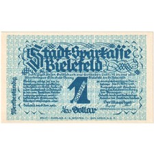 [#293451] Germany, Bielefeld, 1 Goldpfennig, 1923-11-08, AU, Grabowski:92