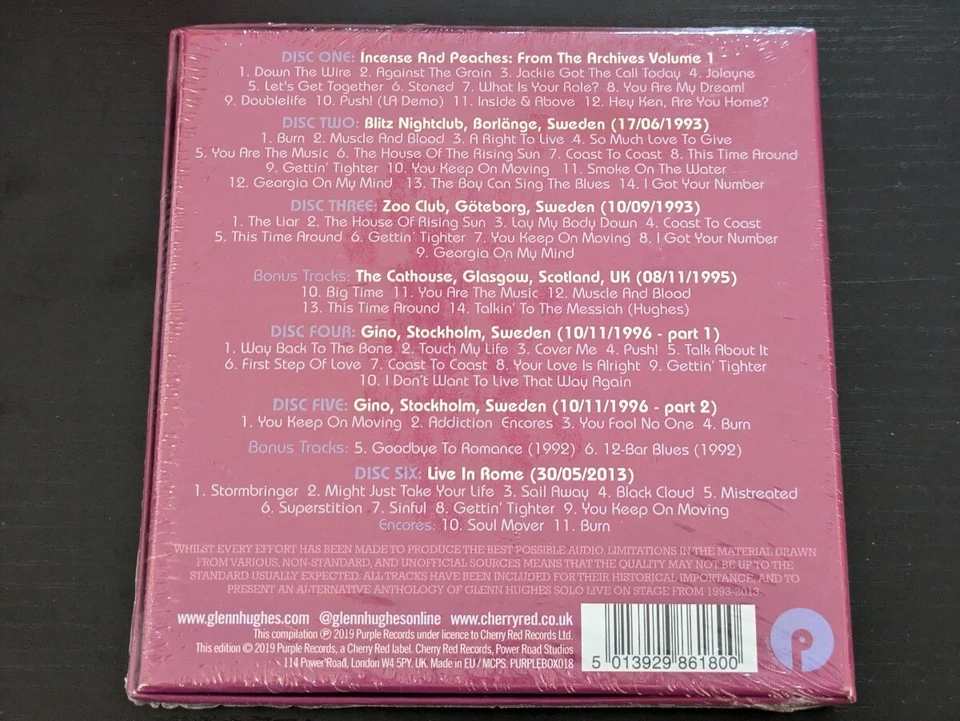 Glenn Hughes – The Official Bootleg Box Set Vol. 2 (6CD Import) - Bild 2 von 2