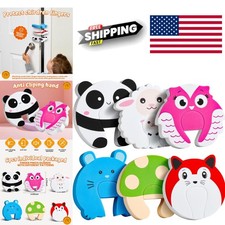 Easy Install Door Safety Stopper 6 Pack Soft Foam Finger Guard for Child Safety