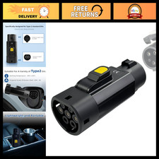 Type 1 to Type 2 EV Charging Adapter 32A 7KW SAE J1772 IEC 62196 Converter