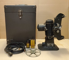 Vintage Bell Howell Filmo "Master 8mm Projector with Case, Power Cord, Reel