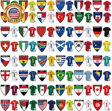 96PCS 2026 World Cup Soccer Party Decorations Banner the 48 Qualifying Nations J