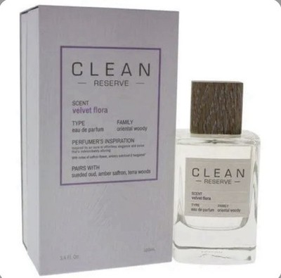 Clean Reserve Velvet Flora Eau De Parfum Spray Unisex 3.4 Fl Oz / 100mL