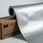Brushed Aluminum - 3M 2080 BR120  Vinyl Wrap Film All Sizes Dual Cast