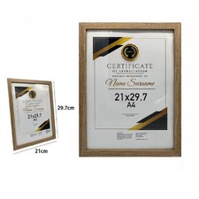 CORNICE PER FOTOGRAFIE QUADRI TELE PORTAFOTO A4 21 X 29.7 CM MODELLO LEGNO 70778