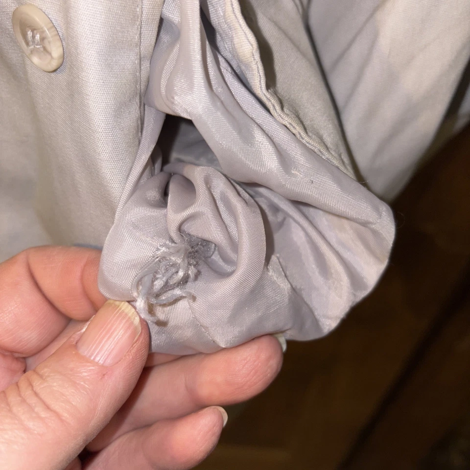 Vintage Field & Stream Bomber Jacket Men's 3XLT Beige 90s Bi Swing Plaid Lined - Image 3 of 4