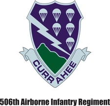  U.S. Army 506th Airborne Infantry Window Wall Vinyl Decal Sticker Military