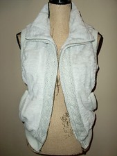 NWT WOMEN'S U-STYLE GRAY SOFT FULLY LINED WARRM LIGHT VEST Size M SUPER CUTE