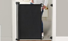 Retractable Baby Gate or Dog Gate for 33" Tall Extends up to 55" Wide Doorways
