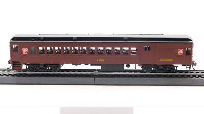 Con-Cor HO P-54 Pennsylvania Keystone - Tuscan Red with Black Roof - Combine #47