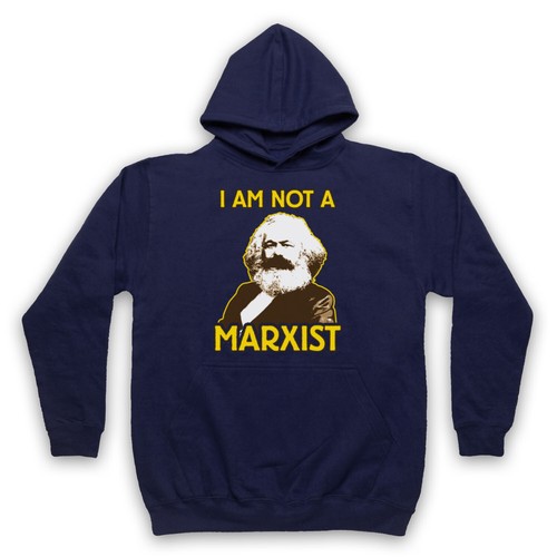 I AM NOT A MARXIST UNOFFICIAL KARL MARX PHILOSOPHER ADULTS UNISEX HOODIE - Picture 9 of 20
