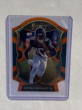 LAVISKA SHENAULT JR. 2020 PANINI SELECT CONCOURSE RC ORANGE PRIZM DIE-CUT 