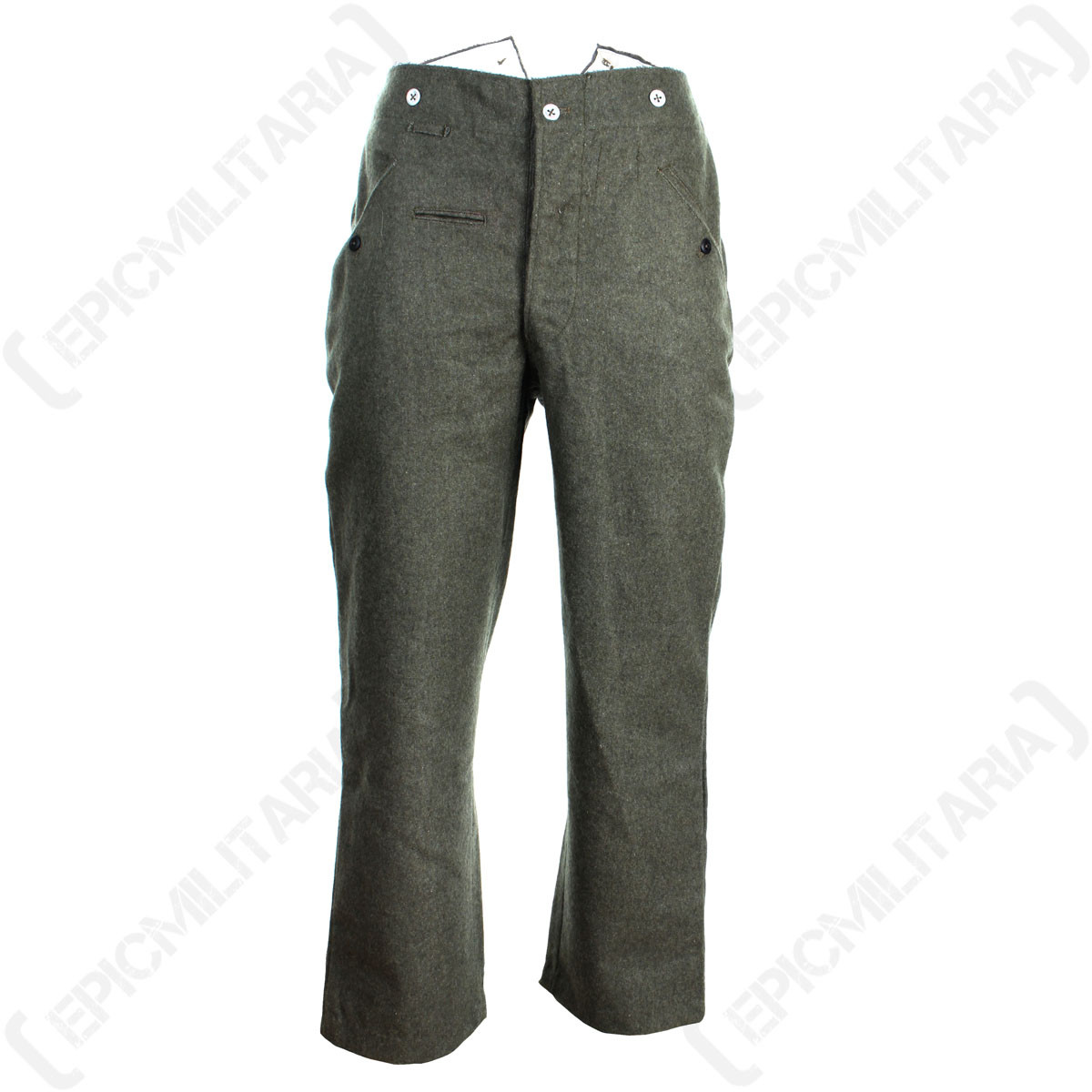 German WW2 Army M40 Field Grey Wool Trousers - Repro Pants German WW2 Army M40 Field Grey Wool Trousers - Repro Pants