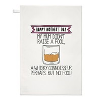 Happy Muttertag Whiskey Kenner Geschirrtuch SpüLlappen Mutter Drunk Lover Lustig