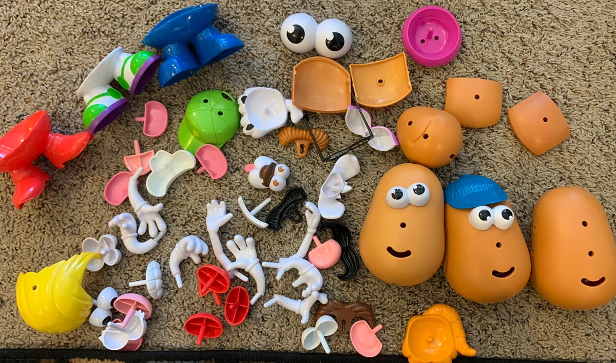 Mr. & Mrs. Potato Head Accessories/ Parts Assorted Mixed Lot of 50 Pieces