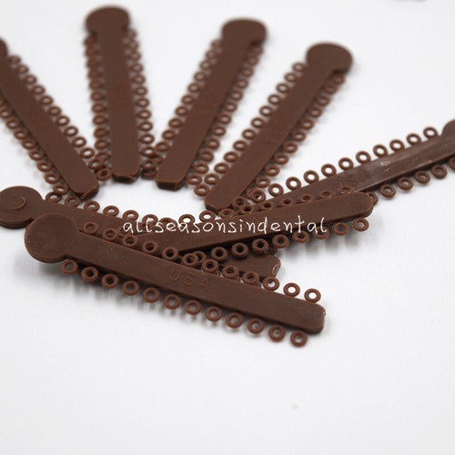 1040Pcs/Bag Dental Orthodontics Ring Elastic Latex Bands Ligature Ties 45 Colors - Picture 26 of 57