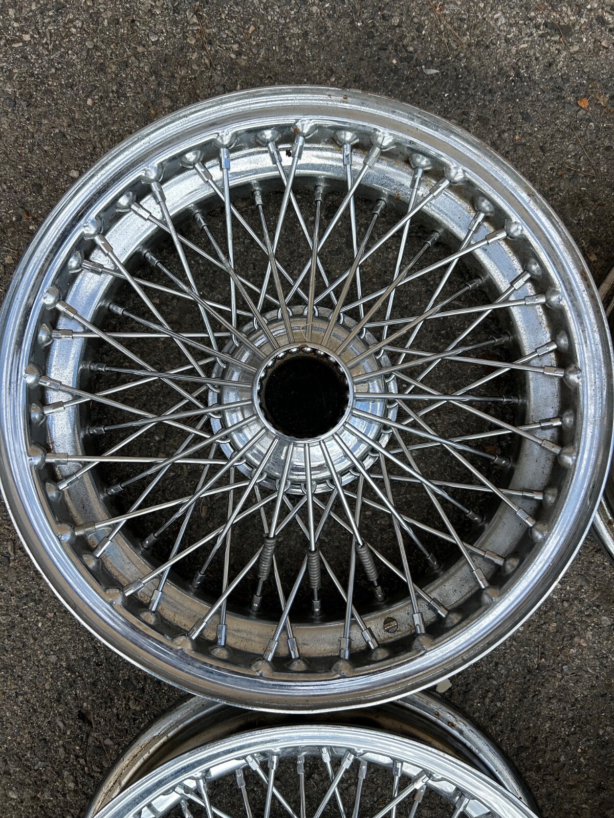5 borrani wire wheels Bugatti type 57