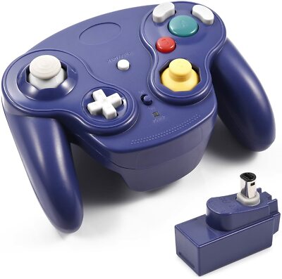 Wireless Kabellos CONTROLLER GAMEPAD + Empfänger für Nintendo GameCube (NEU)   