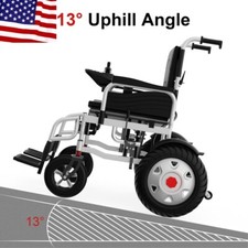 24V 12A 500W Intelligent Foldable Electric Wheelchair Mobility Power Wheelchairs